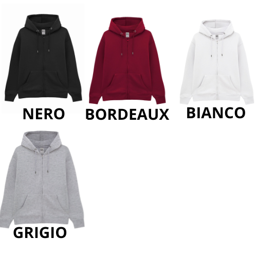 FELPA FULL ZIP MARCHESI