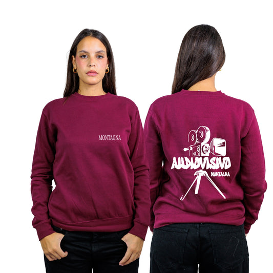 FELPA GIROCOLLO AUDIOVISIVO MONTAGNA