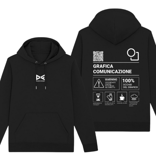 FELPA CAPPUCCIO DELEDDA grafica