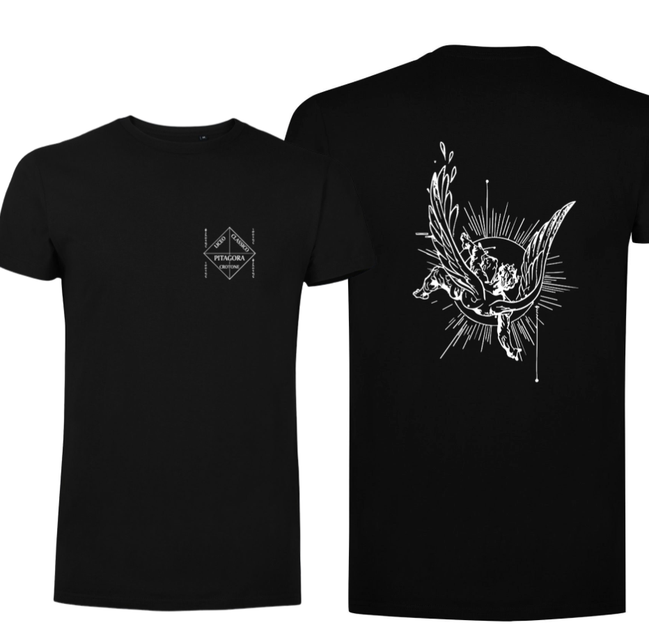 T-SHIRT CLASSICA stampata PITAGORA