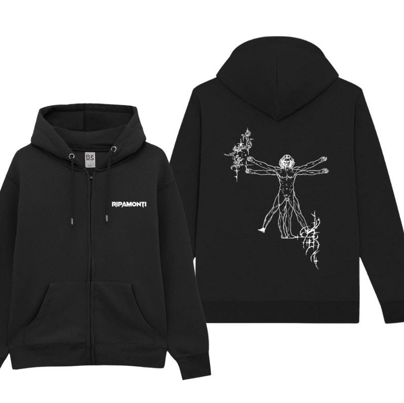 FELPA FULL ZIP RIPAMONTI COMO