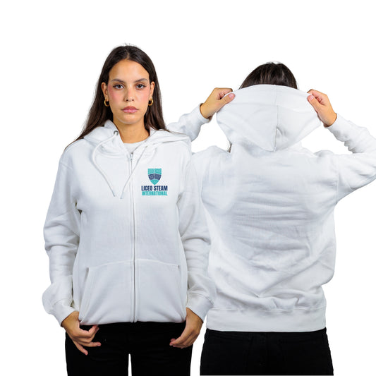 FELPA FULL ZIP STEAM