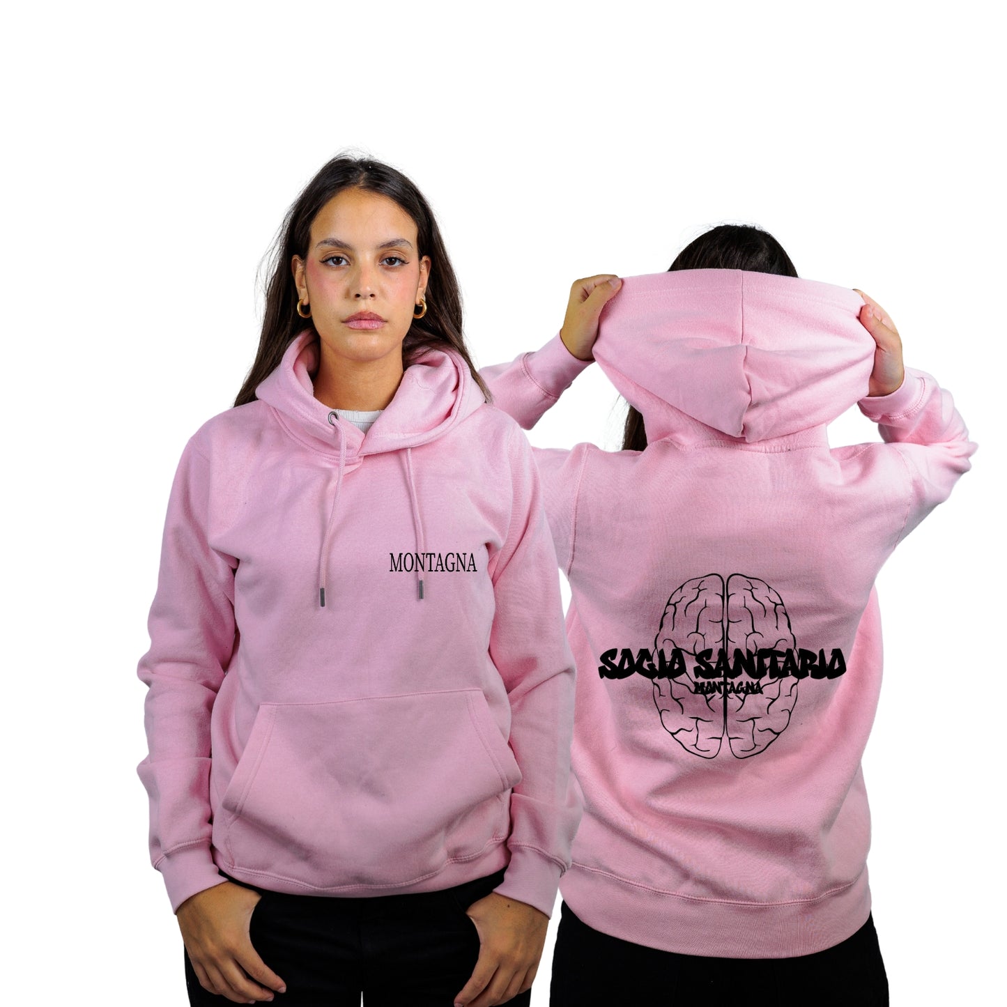 FELPA CON CAPPUCCIO SOCIO SANITARIO MONTAGNA