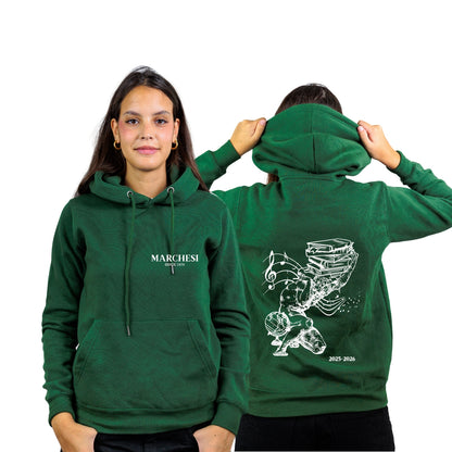 FELPA CAPPUCCIO MARCHESI