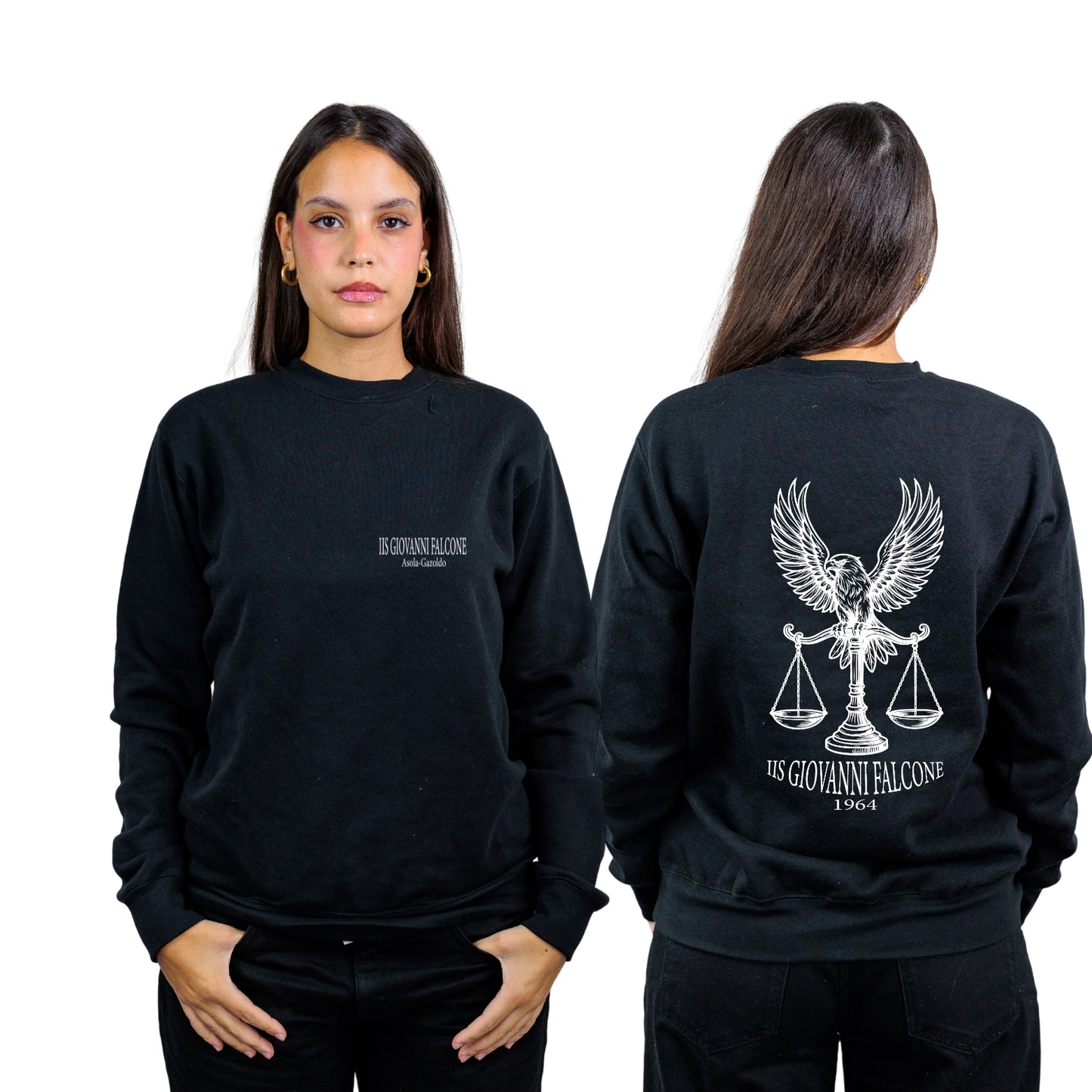 FELPA GIROCOLLO FALCONE