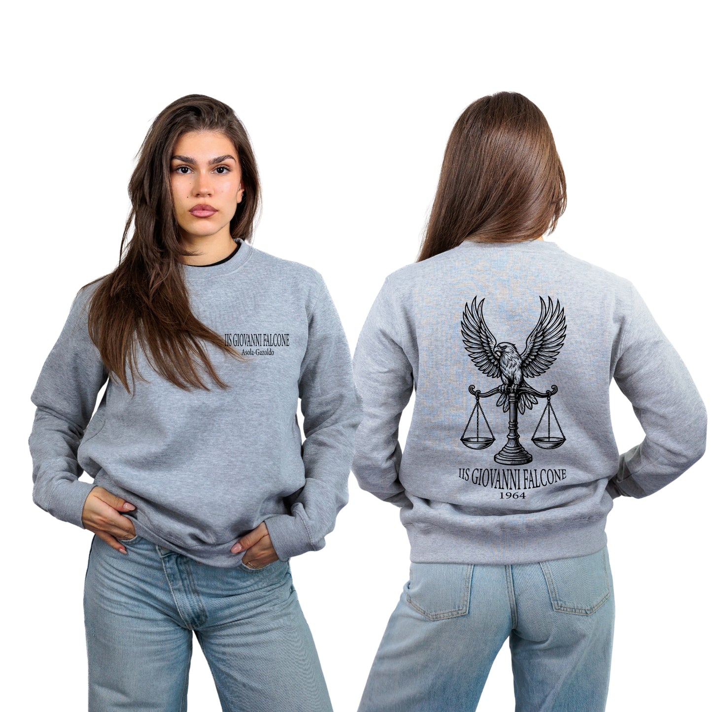 FELPA GIROCOLLO FALCONE