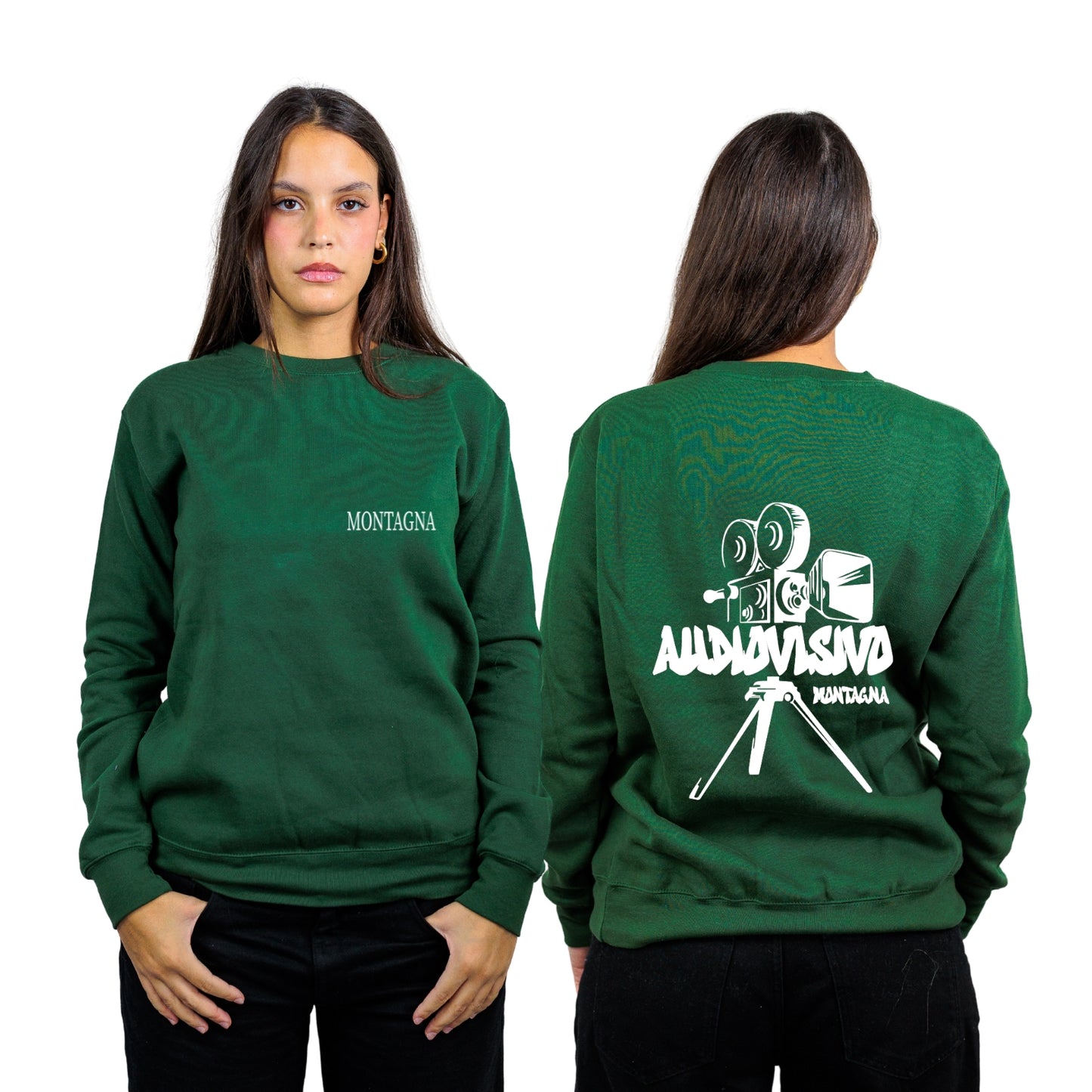 FELPA GIROCOLLO AUDIOVISIVO MONTAGNA