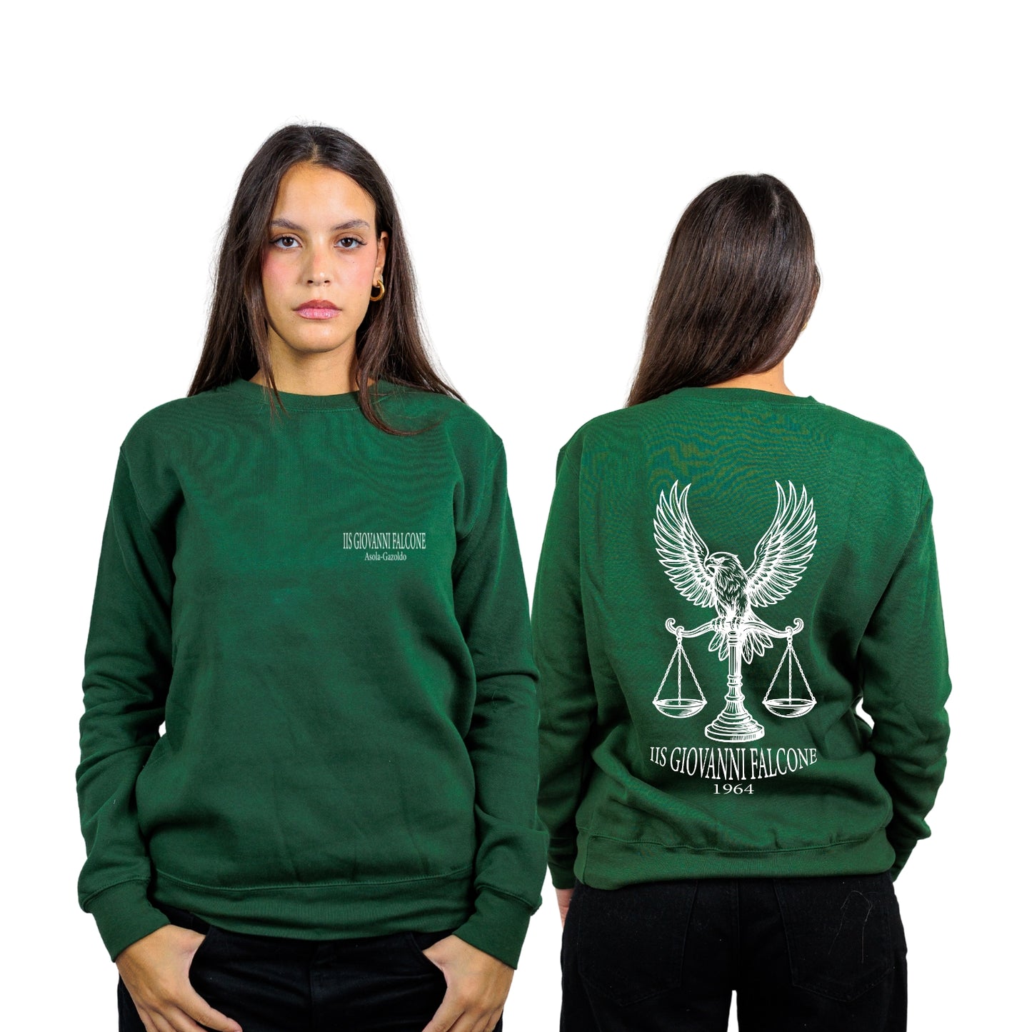 FELPA GIROCOLLO FALCONE