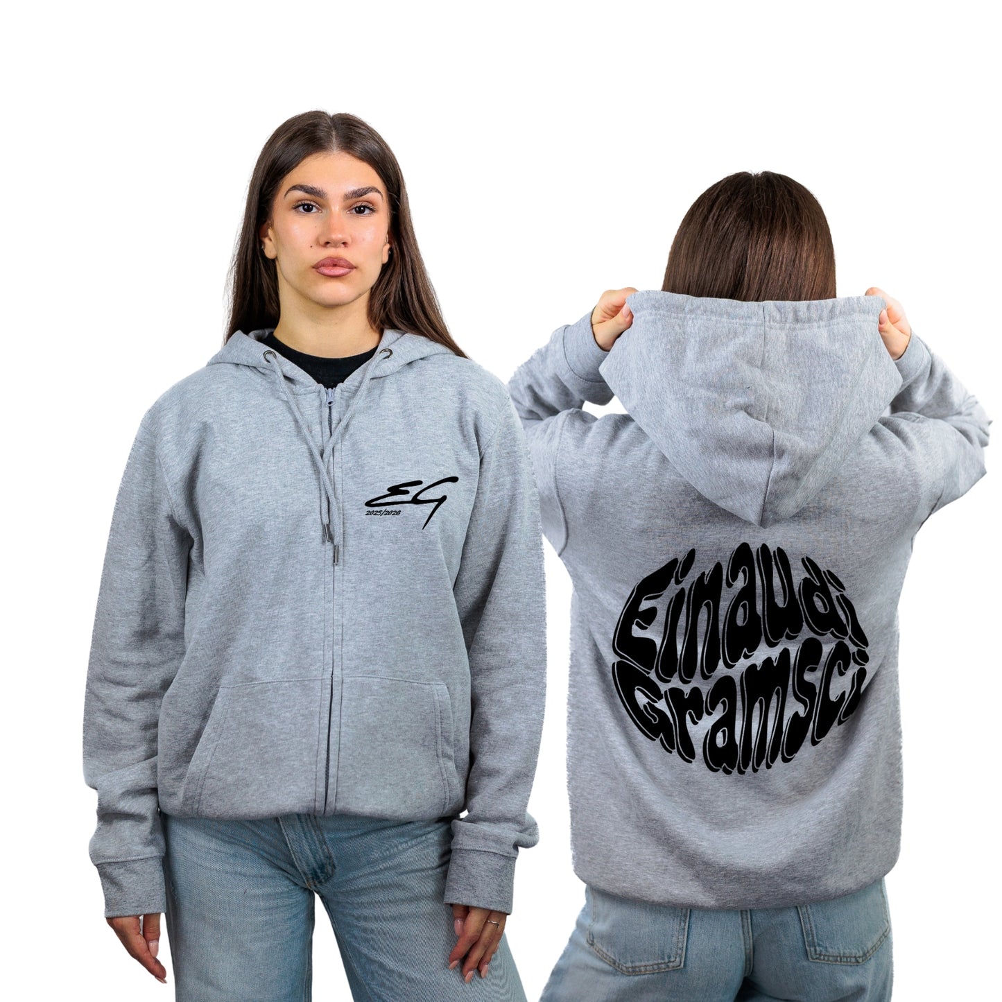 FELPA FULL ZIP 1 EINAUDI GRAMSCI