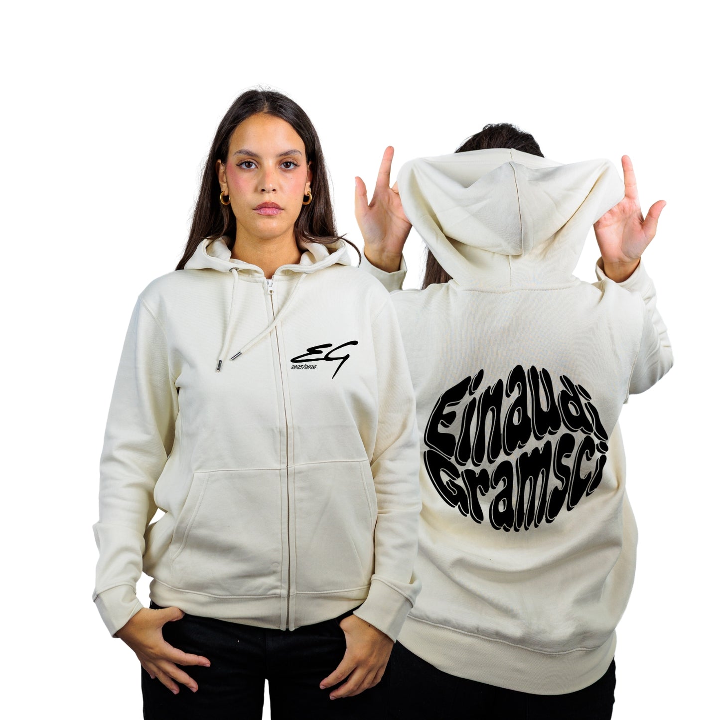 FELPA FULL ZIP 1 EINAUDI GRAMSCI