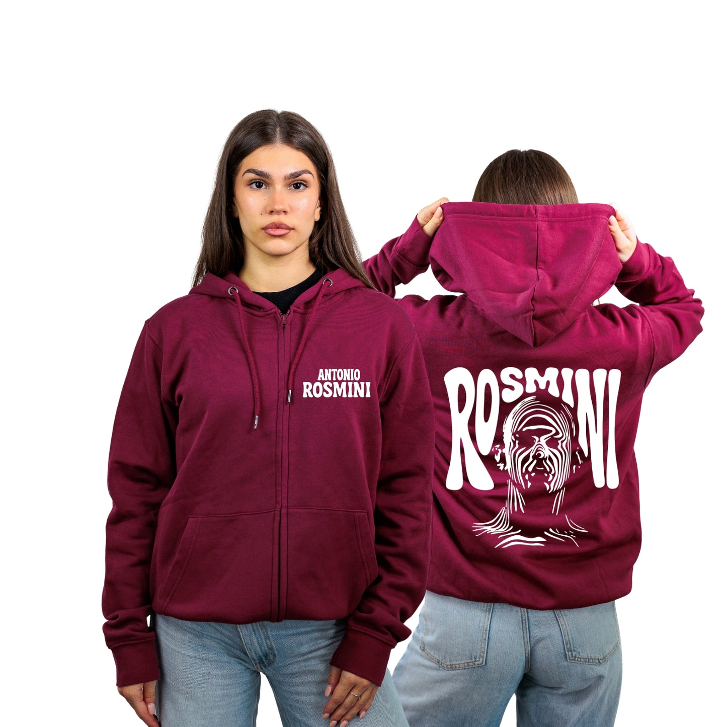 FELPA FULL ZIP ROSMINI