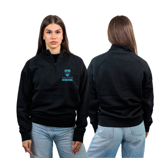 FELPA MEZZA ZIP STEAM