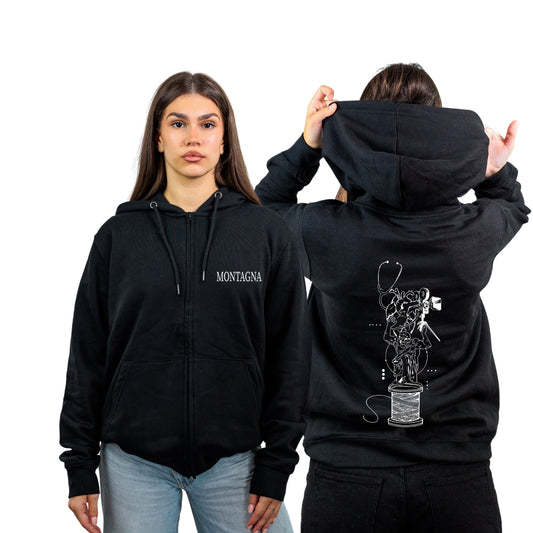 FELPA FULL ZIP MONTAGNA