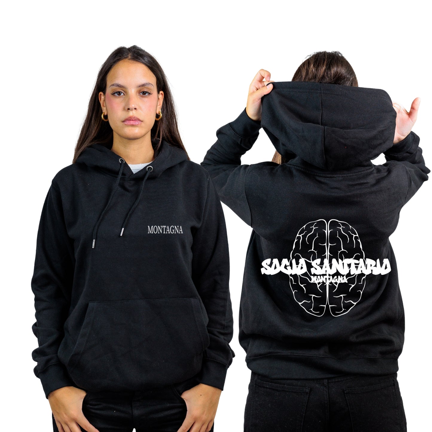 FELPA CON CAPPUCCIO SOCIO SANITARIO MONTAGNA