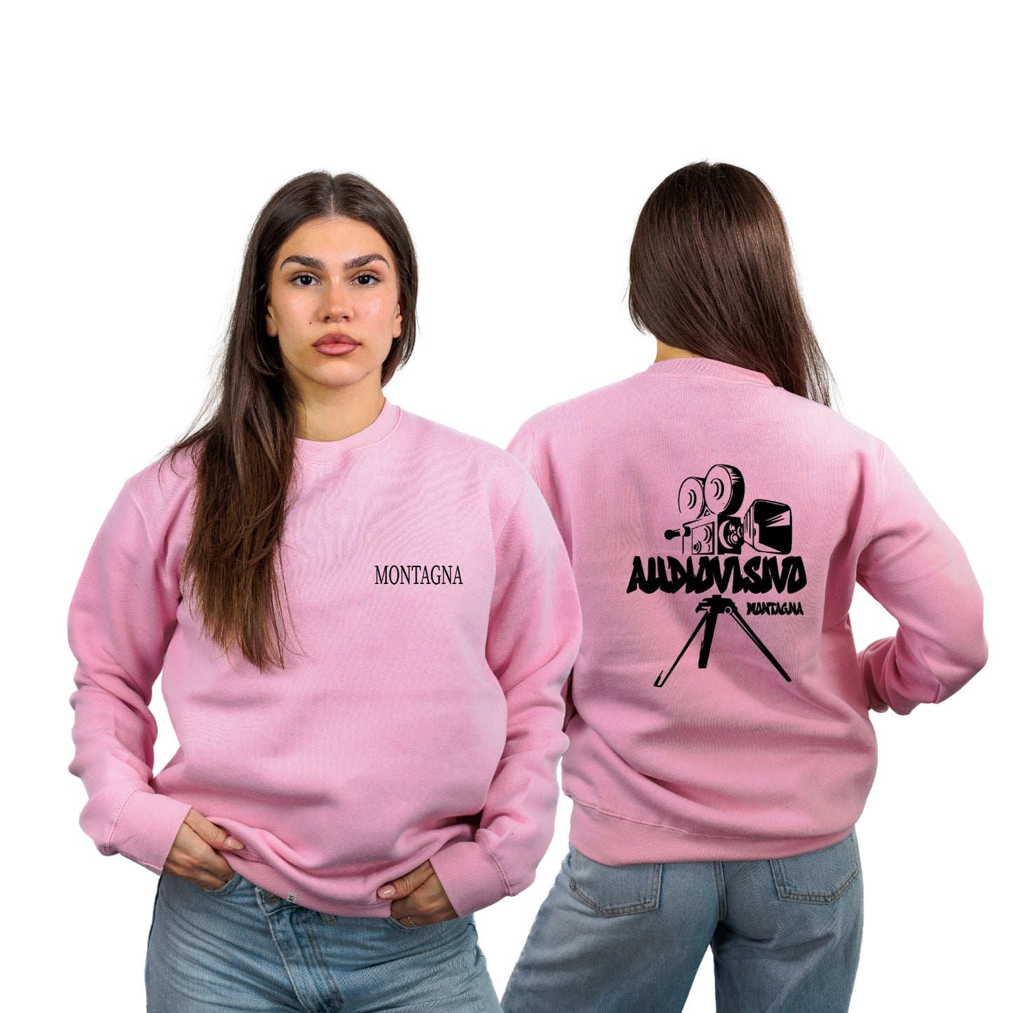 FELPA GIROCOLLO AUDIOVISIVO MONTAGNA