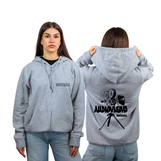 FELPA FULL ZIP AUDIOVISIVO MONTAGNA