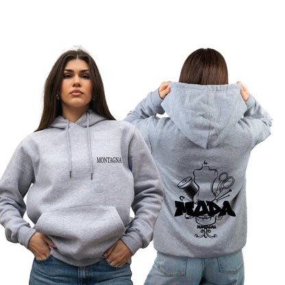 FELPA CON CAPPUCCIO MODA MONTAGNA