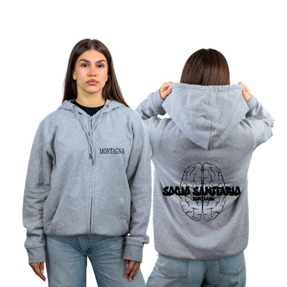 FELPA FULL ZIP SOCIO SANITARIO MONTAGNA