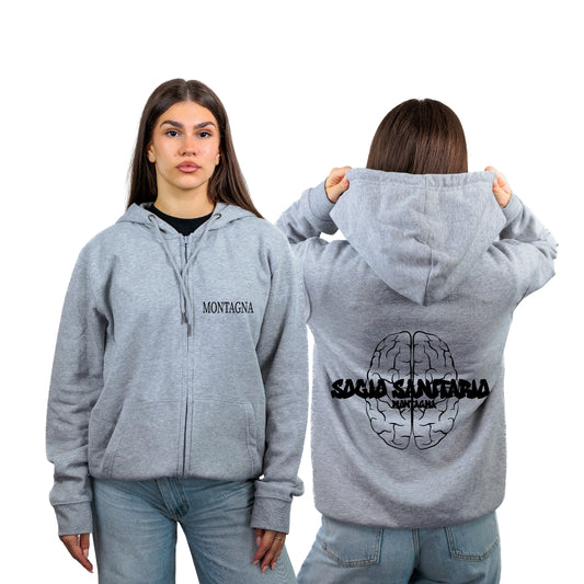 FELPA FULL ZIP SOCIO SANITARIO MONTAGNA