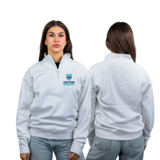 FELPA MEZZA ZIP STEAM