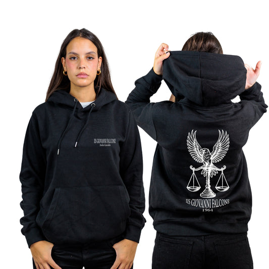 FELPA CAPPUCCIO FALCONE