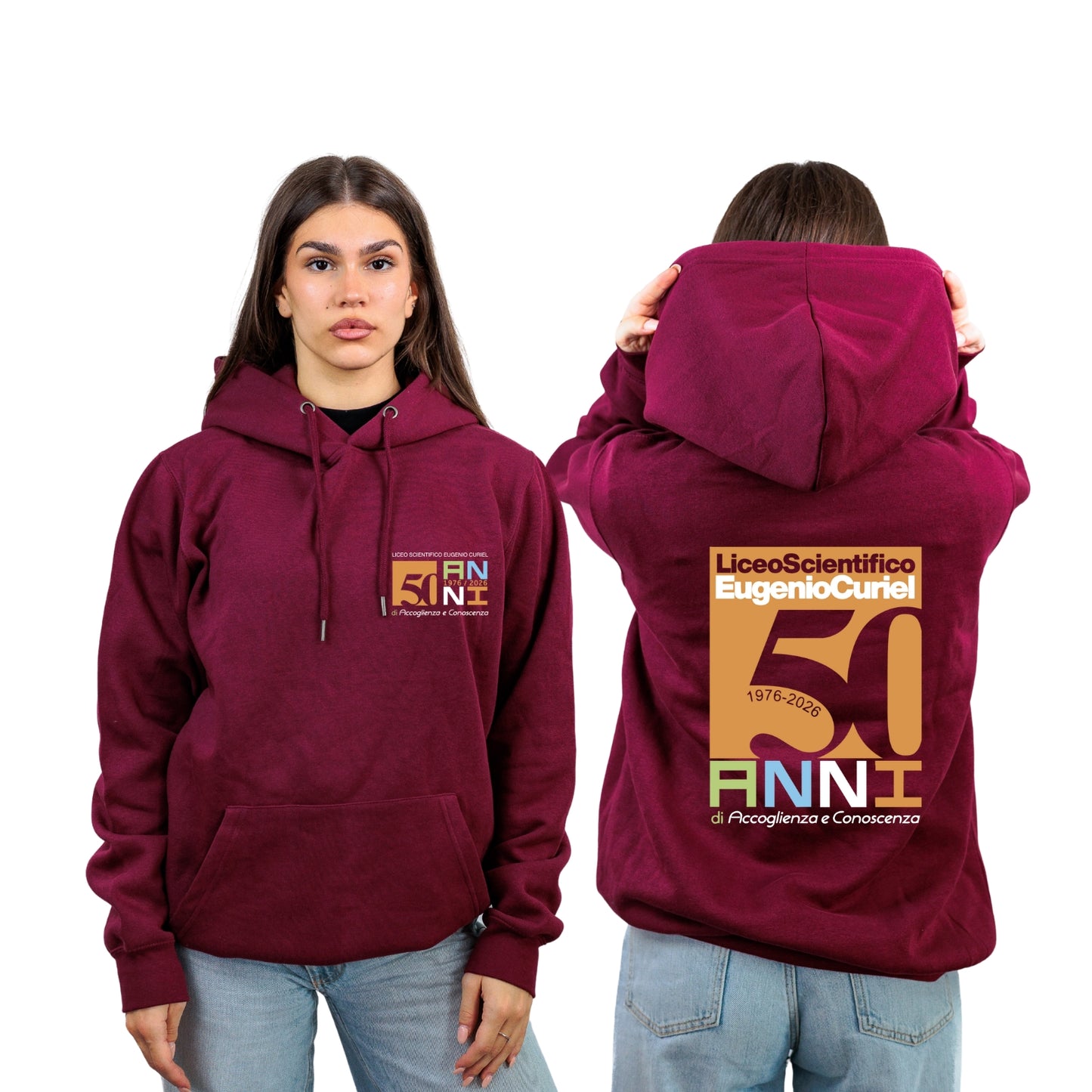 FELPA CAPPUCCIO CURIEL mod2 UNISEX