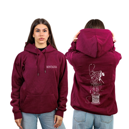 FELPA CON CAPPUCCIO MONTAGNA