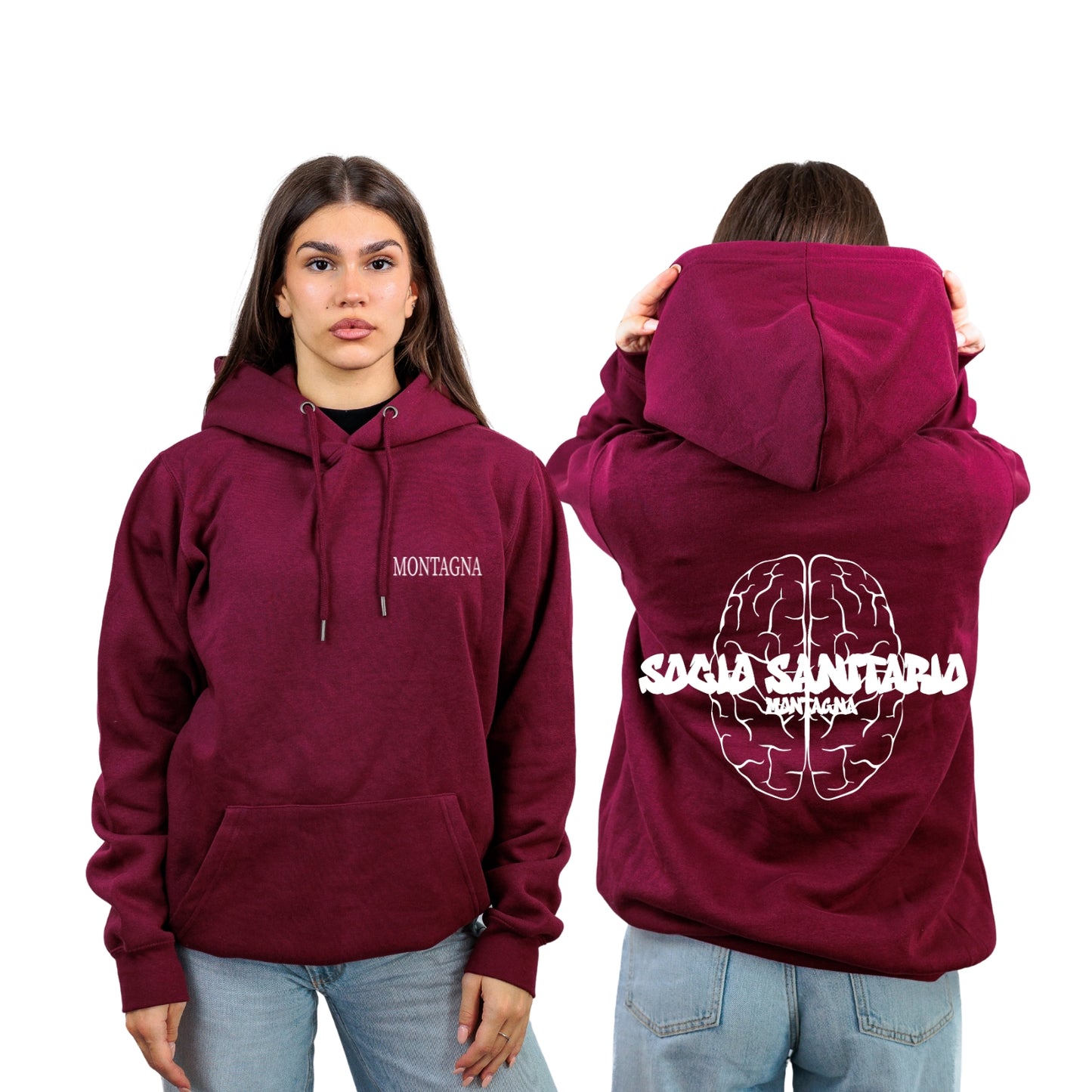 FELPA CON CAPPUCCIO SOCIO SANITARIO MONTAGNA