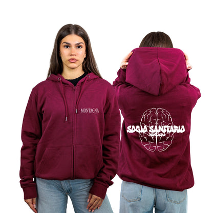 FELPA FULL ZIP SOCIO SANITARIO MONTAGNA
