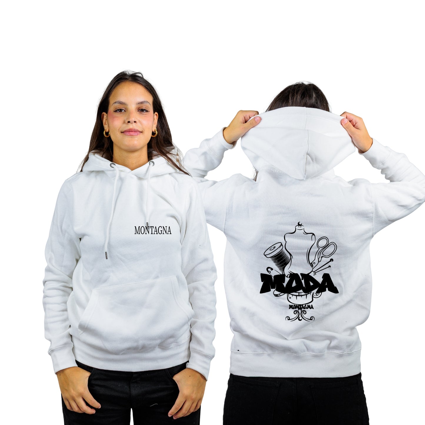 FELPA CON CAPPUCCIO MODA MONTAGNA