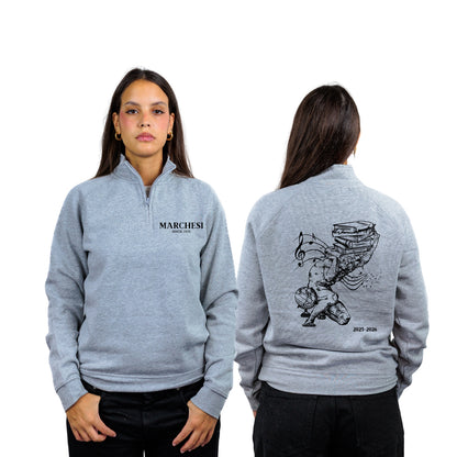 FELPA MEZZA ZIP MARCHESI