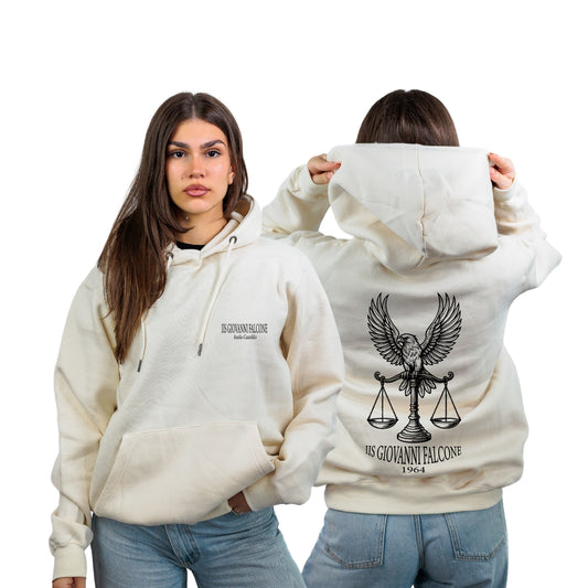 FELPA CAPPUCCIO FALCONE