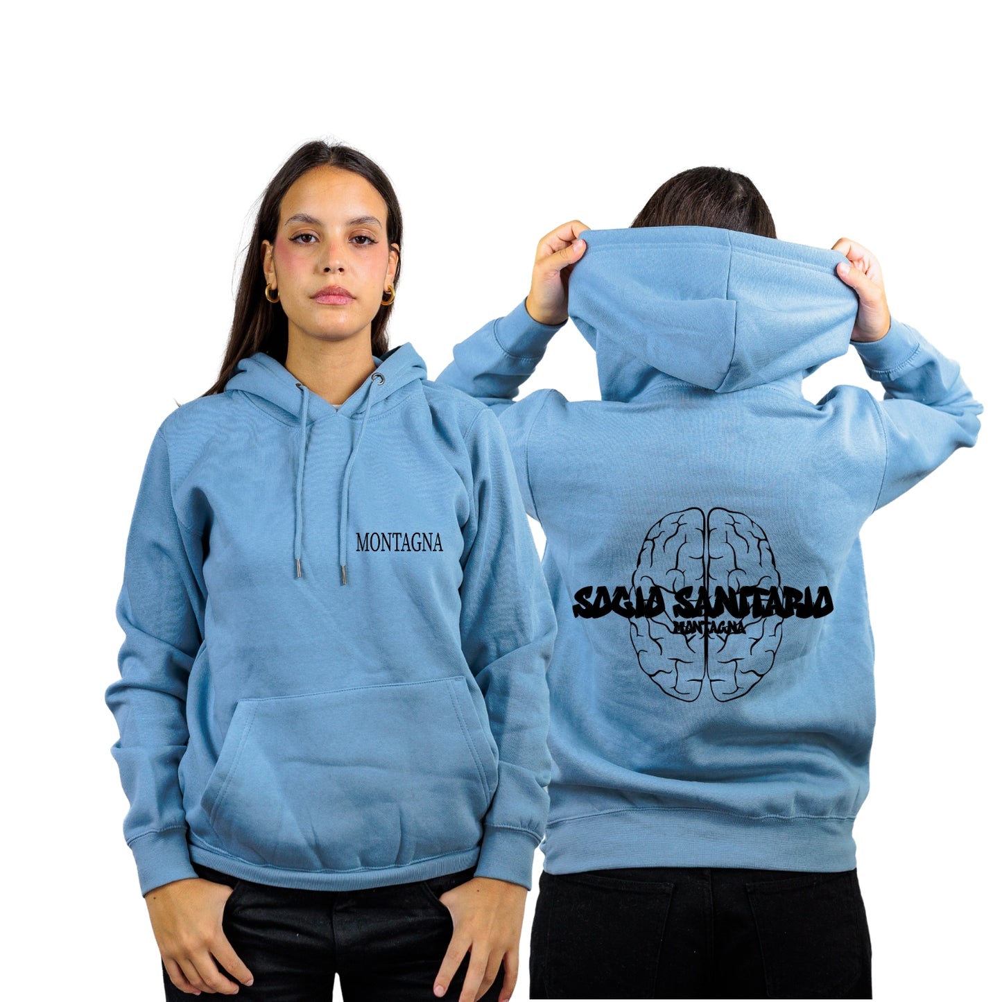 FELPA CON CAPPUCCIO SOCIO SANITARIO MONTAGNA