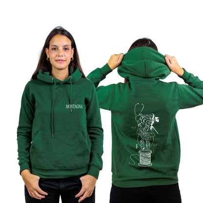 FELPA CON CAPPUCCIO MONTAGNA