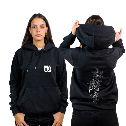 FELPA CON CAPPUCCIO MAUS