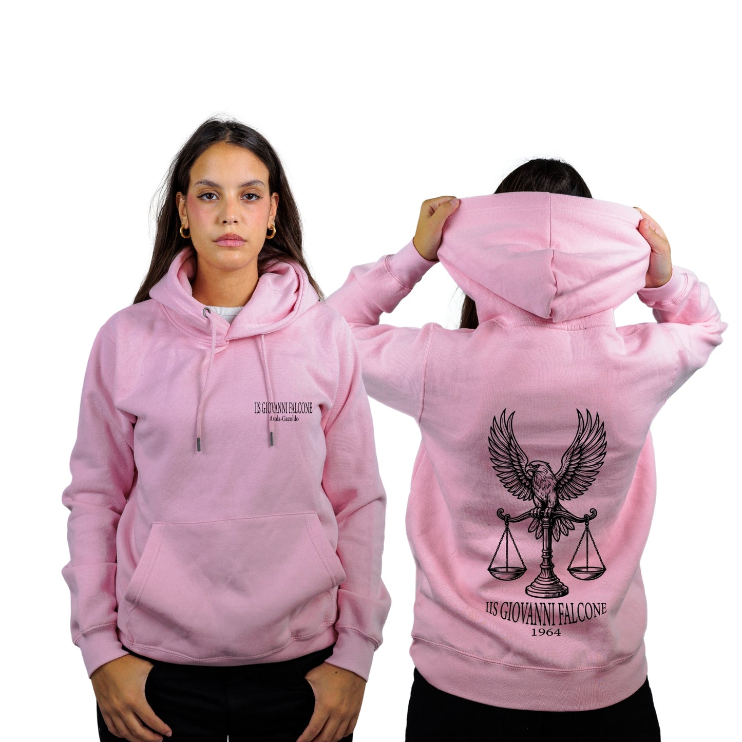 FELPA CAPPUCCIO FALCONE