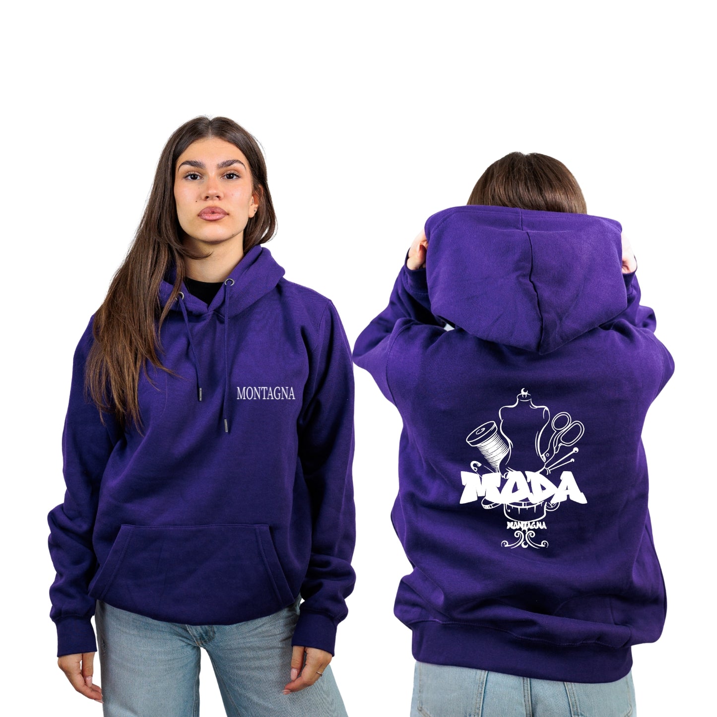 FELPA CON CAPPUCCIO MODA MONTAGNA