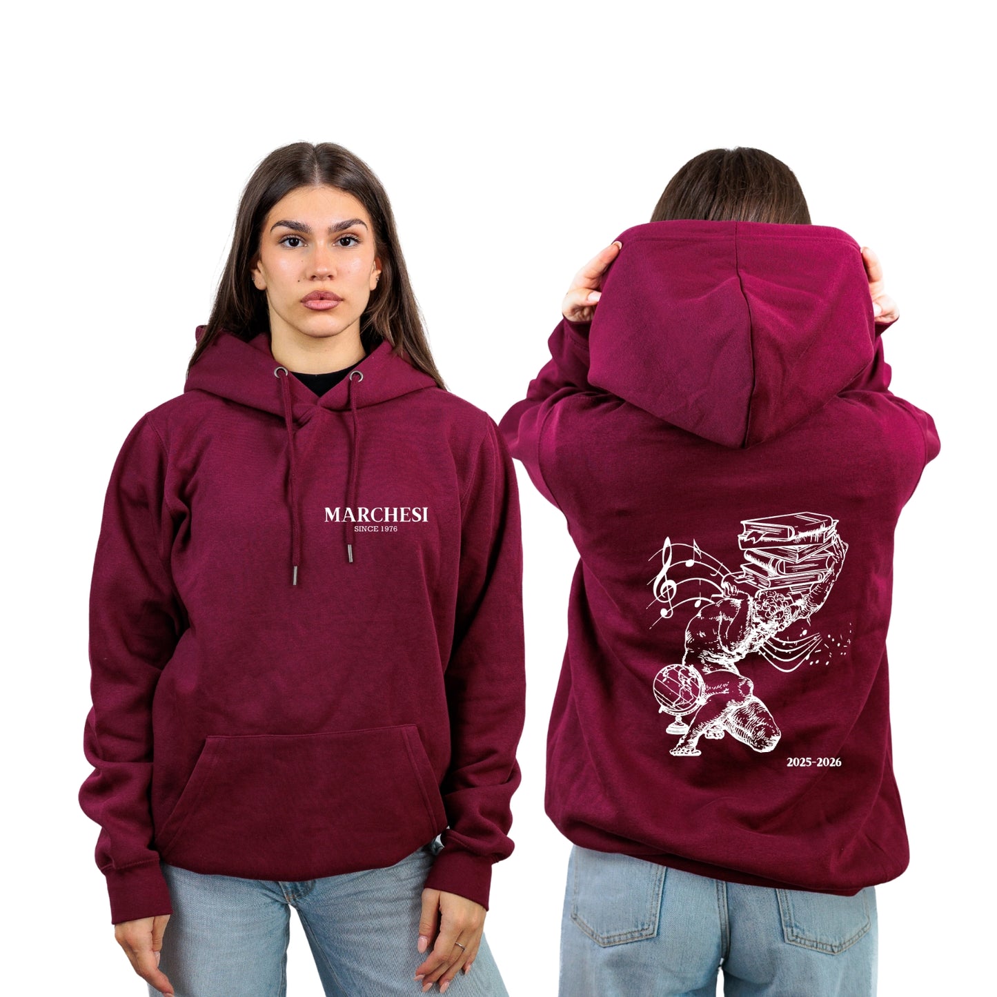 FELPA CAPPUCCIO MARCHESI