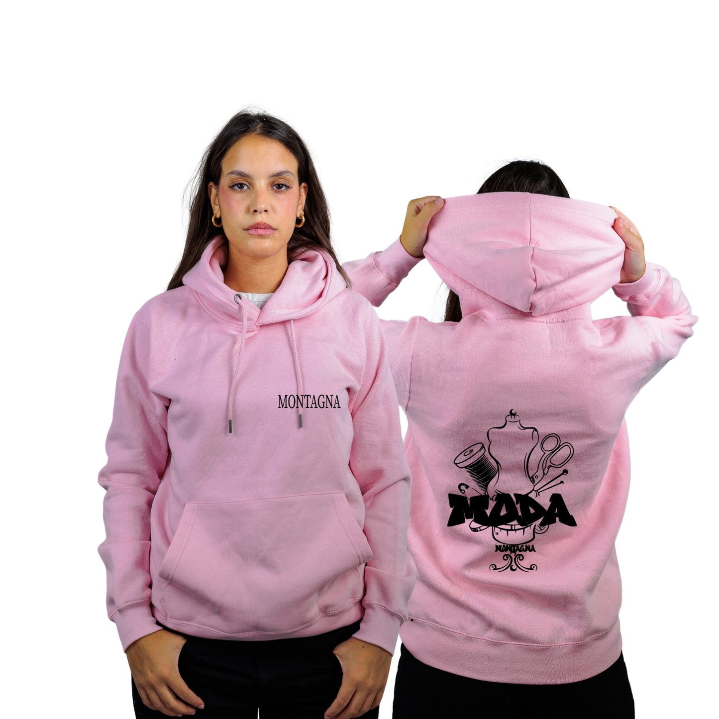 FELPA CON CAPPUCCIO MODA MONTAGNA