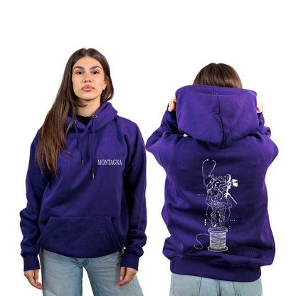 FELPA CON CAPPUCCIO MONTAGNA