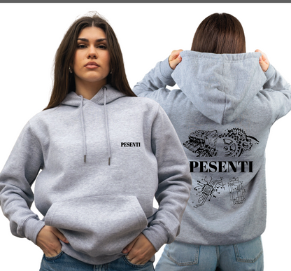 FELPA CON CAPPUCCIO PESENTI